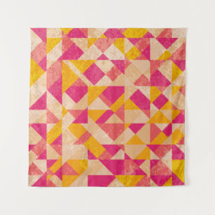 Gold neoner Hintergrund, bunte Lichteffekte. Wandteppich