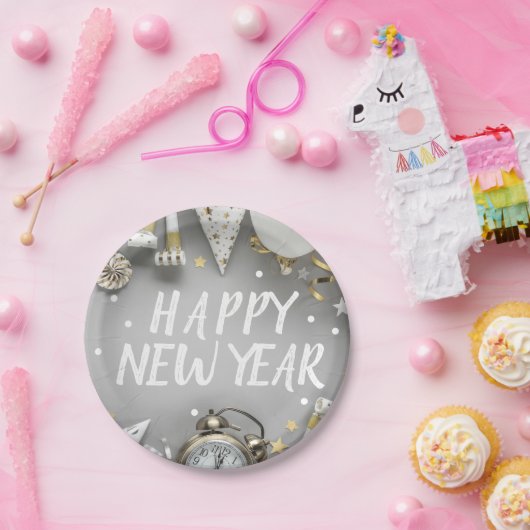 Gold New Year Party New Years Day Clipart Pappteller (Party)