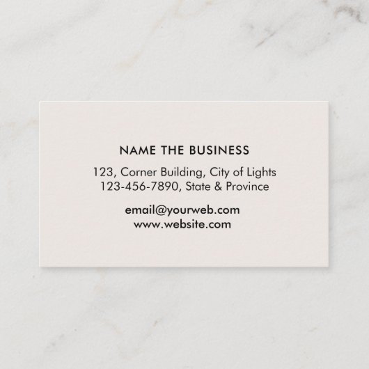 Gold Nib Loan Signing Agent Writer Author Business Visitenkarte (Rückseite)