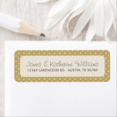 Gold Niedlich Polka Dots Moderne Hochzeit (Insitu)