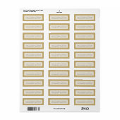 Gold Niedlich Polka Dots Moderne Hochzeit (Vorne)