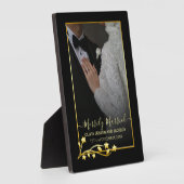 Gold Night Stars Rahmen Weihnachtsfeiern Foto (Seite)