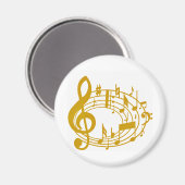 Gold Notes_ Magnet (Vorderseite/Rückseite)