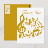 Gold Notes_ Postkarte (Vorne/Hinten)