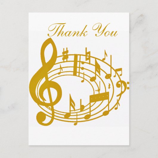 Gold Notes_ Postkarte (Vorderseite)