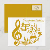 Gold Notes_ Postkarte (Vorne/Hinten)
