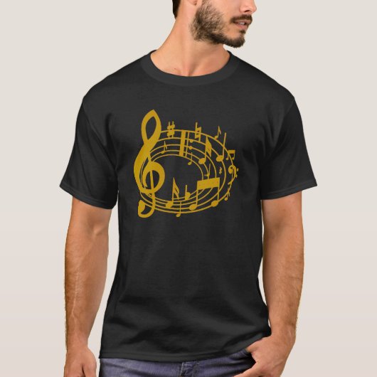 Gold Notes_ T-Shirt (Vorderseite)