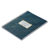 Gold Notizblock (Linke Seite)