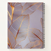 Gold Notizblock (Rückseite)