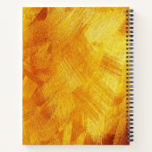 Gold Notizblock (Rückseite)