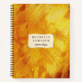 Gold Notizblock (Vorderseite)