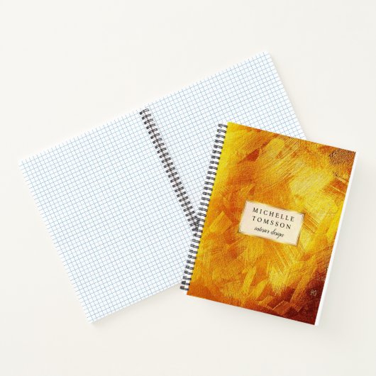 Gold Notizblock (Innenseite)