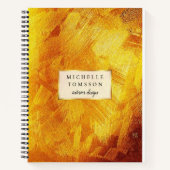 Gold Notizblock (Vorderseite)