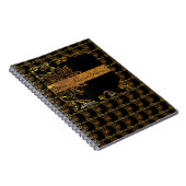 Gold Notizblock (Rechte Seite)