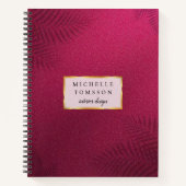 Gold Notizblock (Vorderseite)