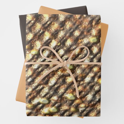 Gold Nugget Design Geschenkpapier Set (Beispiel)