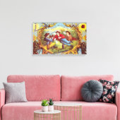 Gold Nuggets Antique Cigar Label Leinwanddruck (Insitu (Wohnzimmer))