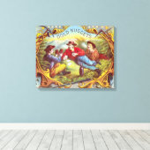 Gold Nuggets Antique Cigar Label Leinwanddruck (Insitu (Holzboden))