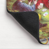 Gold Nuggets Antique Cigar Label Mousepad (Ecke)