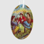 Gold Nuggets Antique Cigar Label Ornament (Vorderseite)