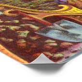 Gold Nuggets Antique Cigar Label Poster (Ecke)