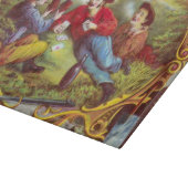 Gold Nuggets Antique Cigar Label Schneidebrett (Ecke)