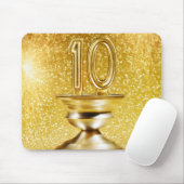 Gold Number 10 Mousepad (Mit Mouse)