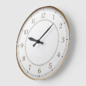 Gold Numeral Große Wanduhr (Winkel)