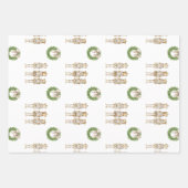 Gold Nutcracker Weihnachten Geschenkpapier Set (Vorderseite)