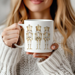 Gold Nutcracker Weihnachten Kaffeetasse