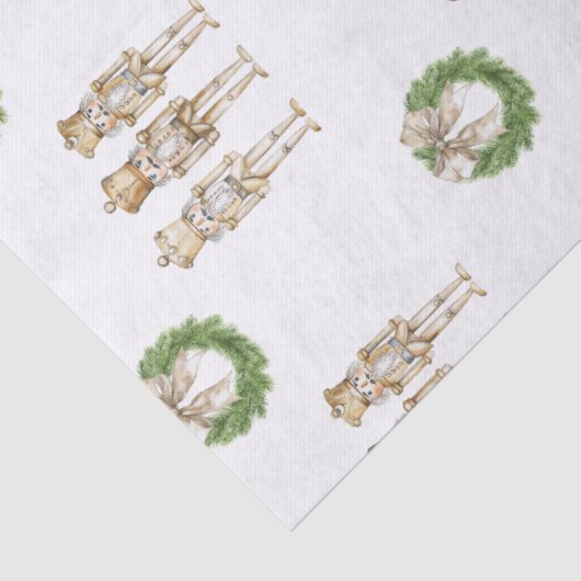 Gold Nutcracker Weihnachten Seidenpapier (Detail)