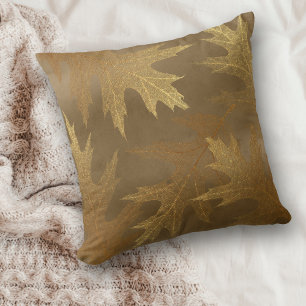 Gold Oak Leaf Kissen