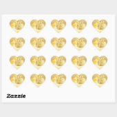 GOLD OCCASION FEIERN ROMANTISCHER STICKER (Blatt)