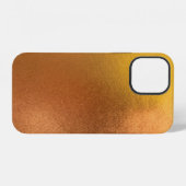 Gold- oder Folienfarbe Textur Hintergrund abstrakt iPhone Hülle (Rückseite (Horizontal))