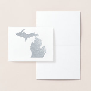Gold oder Silber Michigan State Karte Petoskey Ste
