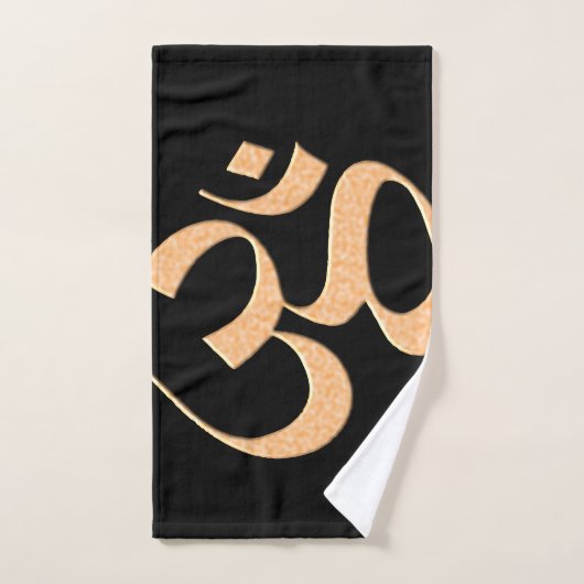 Gold Om Handtuch (Handtuch)