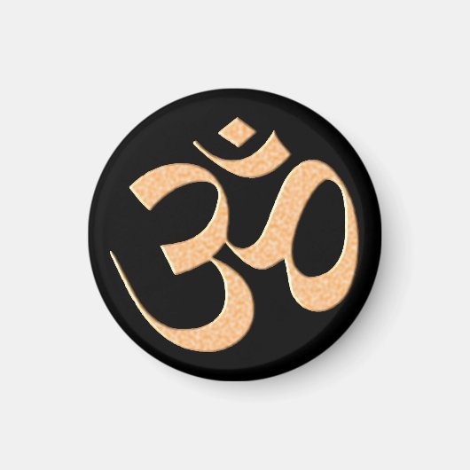 Gold Om  Magnet (Vorne)