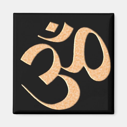 Gold Om Magnet (Vorne)