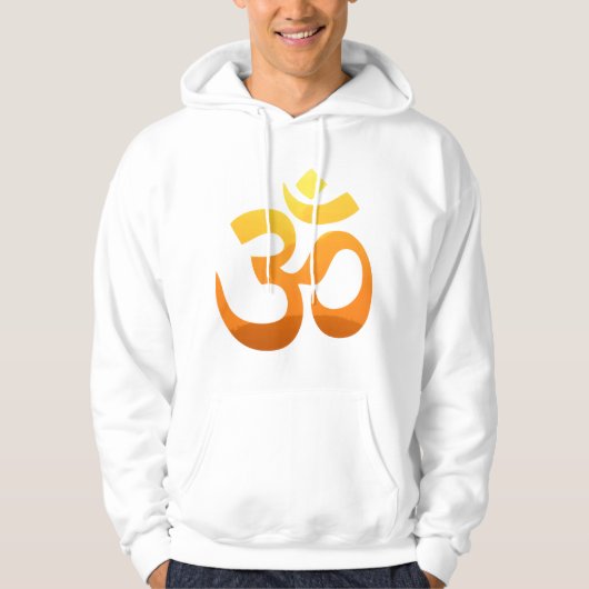 Gold Om Mantra Sun Hoodie Meditation Yoga (Vorderseite)
