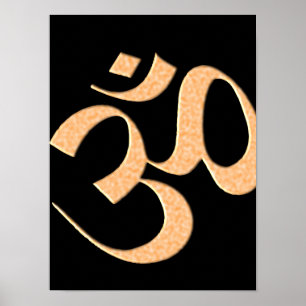 Gold Om Poster