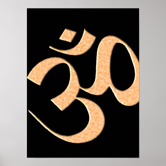 Gold Om Poster (Vorne)