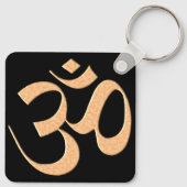 Gold Om Schlüsselanhänger (Rückseite)
