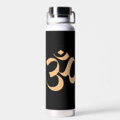Gold Om Trinkflasche (Rückseite)