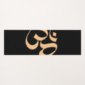 Gold Om  Yogamatte (Rückseite (Horizontal))