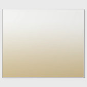 Gold Ombre Geschenkpapier (Flach)