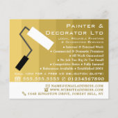 Gold Ombre & Paint Roller, Maler & Dekorator Flyer (Vorne)