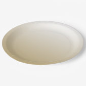 Gold Ombre Pappteller (Schrägansicht)