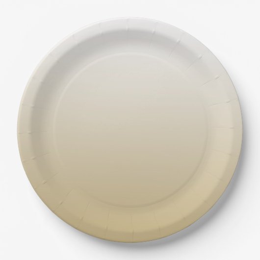 Gold Ombre Pappteller (Vorderseite)