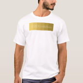 Gold Ombre Streifen, Maler und Dekoratorwerbung T-Shirt (Vorderseite)