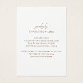 Gold Ombre Sunburst Spiral Ohrring Display Card (Rückseite)